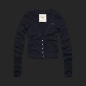 Abercrombie Navy Blue Cardigan
